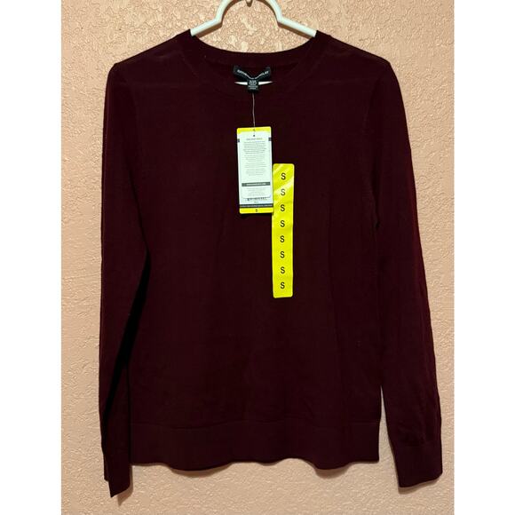 Katherine Barclay NWT Sweater Maroon Pullover Women's Small Brand New - Picture 1 of 6